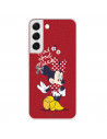 Offizielle Disney Minnie Mad About Samsung Galaxy S22 Plus Hülle – Disney Classics