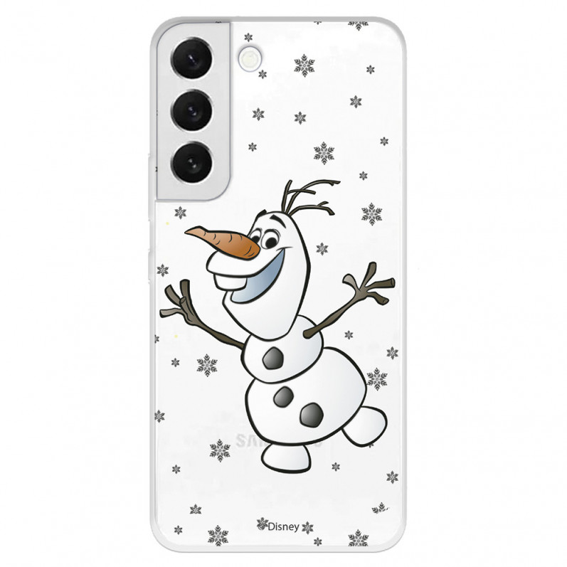 Offizielle Disney Olaf transparente Samsung Galaxy S22 Plus Hülle – Frozen