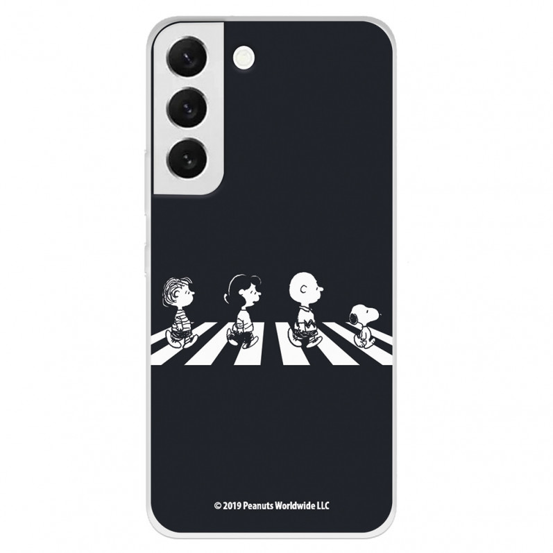 Hülle für Samsung Galaxy S22 Plus Offizielle Peanuts Beatles Charaktere – Snoopy