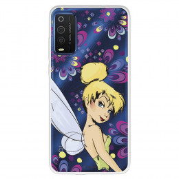 Funda para TCL 205 Oficial de Disney Campanilla Flores - Peter Pan