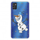 Funda para ZTE Blade A31 Oficial de Disney Olaf Transparente - Frozen