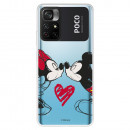 Hülle für Xiaomi Poco M4 Pro 5G Offizielles Disney Mickey und Minnie Kiss - Disney Classics