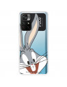 Hülle für Xiaomi Poco M4 Pro 5G Offizielle Warner Bros Bugs Bunny transparente Silhouette - Looney Tunes