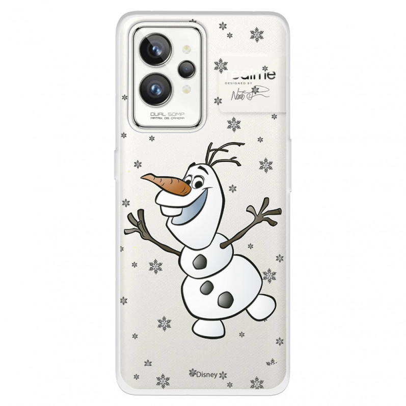 Funda para Realme GT 2 Pro Oficial de Disney Olaf Transparente - Frozen