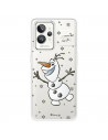 Funda para Realme GT 2 Pro Oficial de Disney Olaf Transparente - Frozen