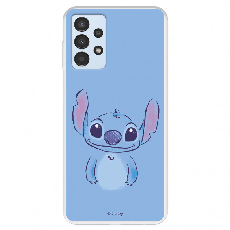 Funda para Samsung Galaxy A13 4G Oficial de Disney Stitch Azul - Lilo & Stitch