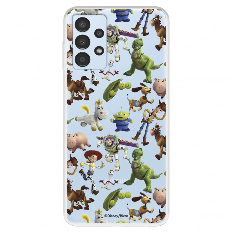 Funda para Samsung Galaxy A13 4G Oficial de Disney Muñecos Toy Story Siluetas - Toy Story