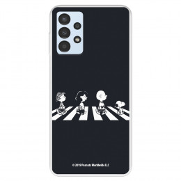 Funda para Samsung Galaxy A13 4G Oficial de Peanuts Personajes Beatles - Snoopy