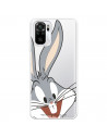 Hülle für Xiaomi Redmi Note 10 Offizielle Warner Bros Bugs Bunny transparente Silhouette - Looney Tunes