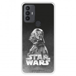 Funda para TCL 30 SE Oficial de Star Wars Darth Vader Fondo negro - Star Wars