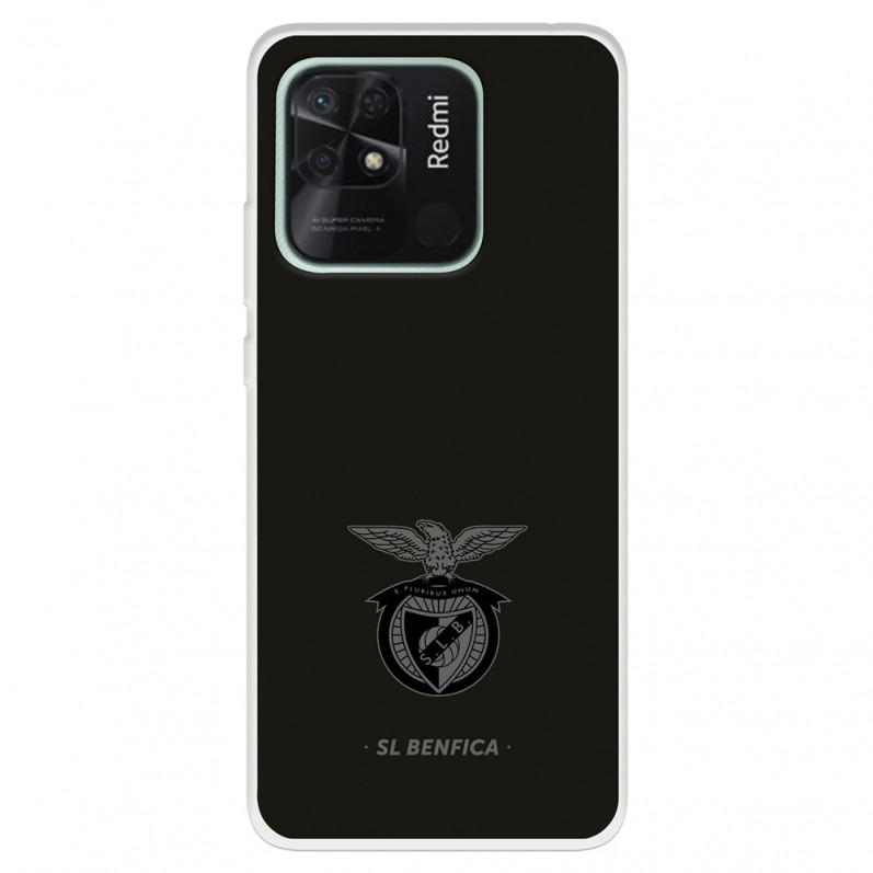 Funda para Xiaomi Redmi 10C del Escudo Fondo Negro  - Licencia Oficial Benfica