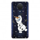 Funda para Nokia G20 Oficial de Disney Olaf Transparente - Frozen