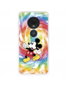 Funda para Motorola Moto G7 Oficial de Disney Mickey Mickey Tye Die - Clásicos Disney