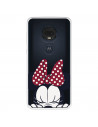 Funda para Motorola Moto G7 Oficial de Disney Minnie Cara - Clásicos Disney