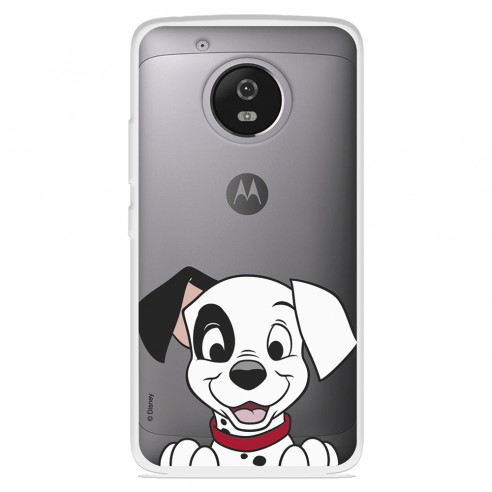 Funda para Motorola Moto G5 Oficial de Disney Cachorro Sonrisa - 101 Dálmatas