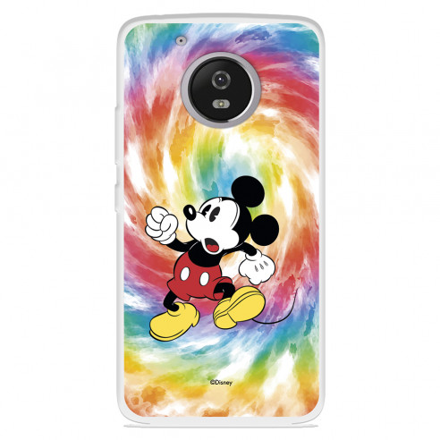 Funda para Motorola Moto G5 Oficial de Disney Mickey Mickey Tye Die - Clásicos Disney