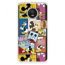 Funda para Motorola Moto G5 Oficial de Disney Mickey Comic - Clásicos Disney