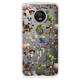 Funda para Motorola Moto G5 Oficial de Disney Muñecos Toy Story Siluetas - Toy Story