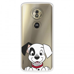 Funda para Motorola Moto G6 Play Oficial de Disney Cachorro Sonrisa - 101 Dálmatas