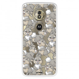 Funda para Motorola Moto G6 Play Oficial de Disney Tambor Patrones - Bambi