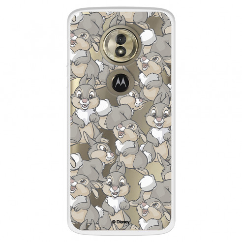 Funda para Motorola Moto G6 Play Oficial de Disney Tambor Patrones - Bambi