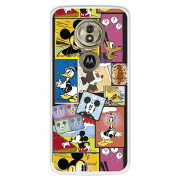Funda para Motorola Moto G6 Play Oficial de Disney Mickey Comic - Clásicos Disney