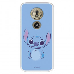 Funda para Motorola Moto G6 Play Oficial de Disney Stitch Azul - Lilo & Stitch