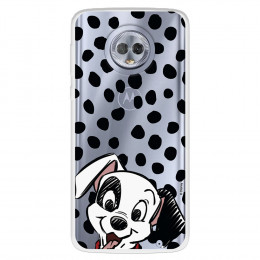 Funda para Motorola Moto G6 Plus Oficial de Disney Cachorro Manchas - 101 Dálmatas