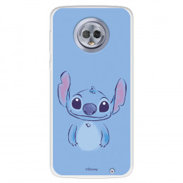 Funda para Motorola Moto G6 Plus Oficial de Disney Stitch Azul - Lilo & Stitch