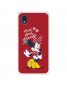 Funda para Samsung Galaxy A3 Oficial de Disney Minnie Mad About - Clásicos Disney