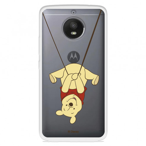 Funda para Motorola Moto E4 Oficial de Disney Winnie  Columpio - Winnie The Pooh