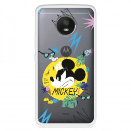 Funda para Motorola Moto E4 Oficial de Disney Mickey Mickey Urban - Clásicos Disney