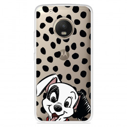 Funda para Motorola Moto G5 Plus Oficial de Disney Cachorro Manchas - 101 Dálmatas