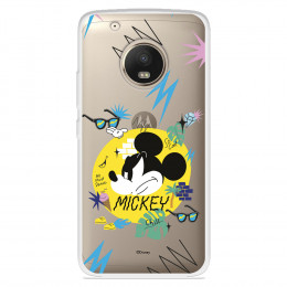 Funda para Motorola Moto G5 Plus Oficial de Disney Mickey Mickey Urban - Clásicos Disney