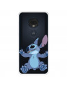 Funda para Motorola Moto G7 Plus Oficial de Disney Stitch Trepando - Lilo & Stitch