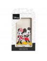 Funda para Motorola Moto G7 Plus Oficial de Disney Mickey y Minnie Posando - Clásicos Disney