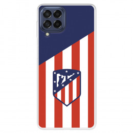 Funda para Samsung Galaxy M53 del Atlético de Madrid Escudo Fondo Atletico - Licencia Oficial Atlético de Madrid