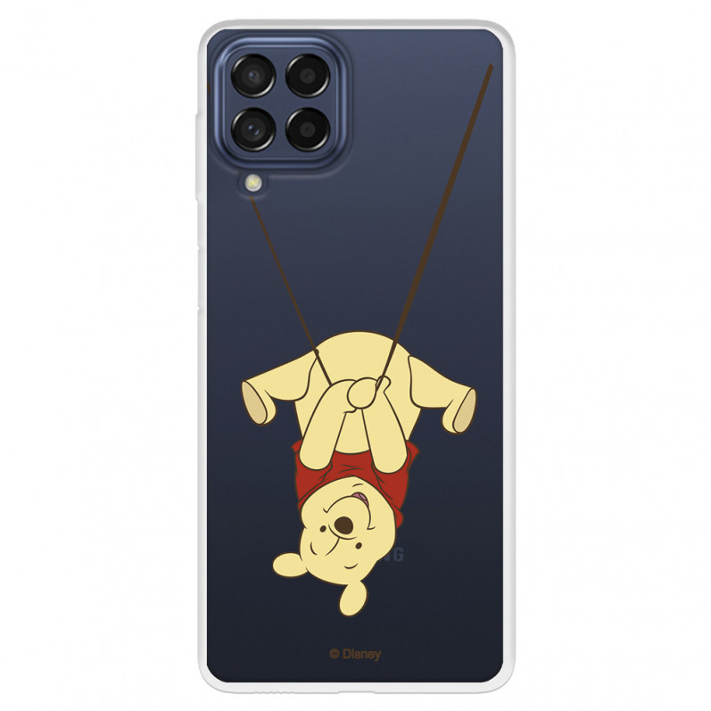 Funda para Samsung Galaxy M53 Oficial de Disney Winnie  Columpio - Winnie The Pooh