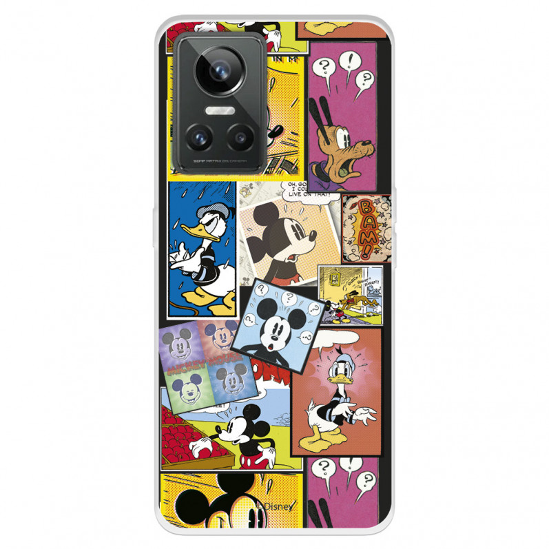 Funda para Realme GT Neo 3 Oficial de Disney Mickey Comic - Clásicos Disney