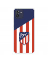 Funda para Samsung Galaxy A03 del Atlético de Madrid Escudo Fondo Atletico  - Licencia Oficial Atlético de Madrid