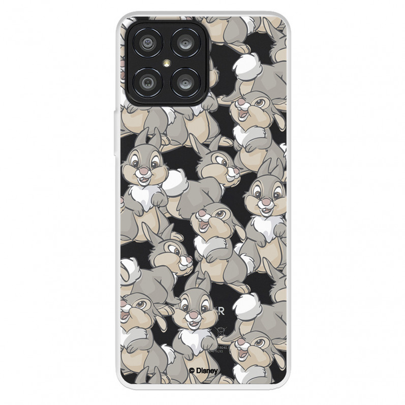 Funda para Huawei Honor X8 Oficial de Disney Tambor Patrones - Bambi