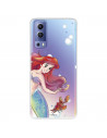 Hülle für Vivo Y52 5G Offizielles Disney Ariel und Sebastian Bubbles - Die kleine Meerjungfrau