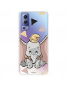 Hülle für Vivo Y52 5G Offizielle Disney Dumbo Transparente Silhouette - Dumbo