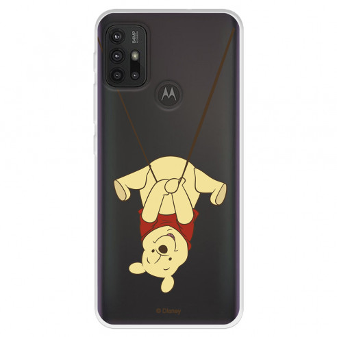 Funda para Motorola Moto G30 Oficial de Disney Winnie  Columpio - Winnie The Pooh