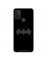 Funda para Motorola Moto G30 Oficial de DC Comics Batman Logo Transparente - DC Comics