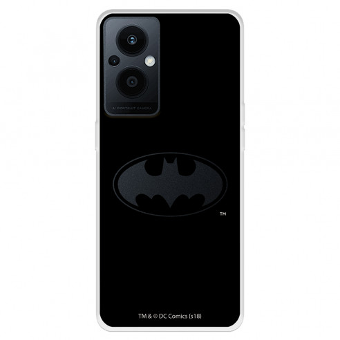 Funda para Oppo Reno8 Lite 5G Oficial de DC Comics Batman Logo Transparente - DC Comics