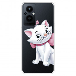 Funda para Oppo Reno8 Lite 5G Oficial de Disney Marie Silueta - Los Aristogatos