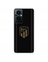 Funda para Oppo Reno8 Lite 5G del Atlético de Madrid Escudo Dorado Fondo Negro  - Licencia Oficial Atlético de Madrid