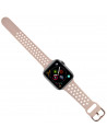Uhrenarmband für Apple Watch 42 mm Schwarz Punteada