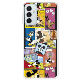Funda para Samsung Galaxy M13 Oficial de Disney Mickey Comic - Clásicos Disney